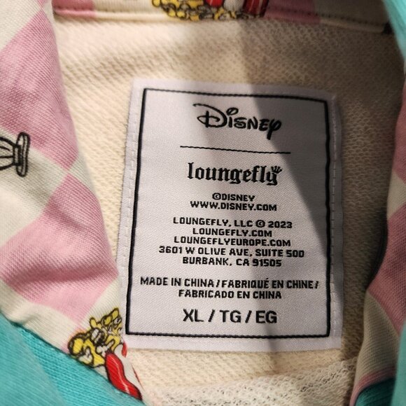Loungefly Disney Mickey and Minnie Date Night Diner Jukebox Hoodie Unisex XL NEW - Picture 6 of 13